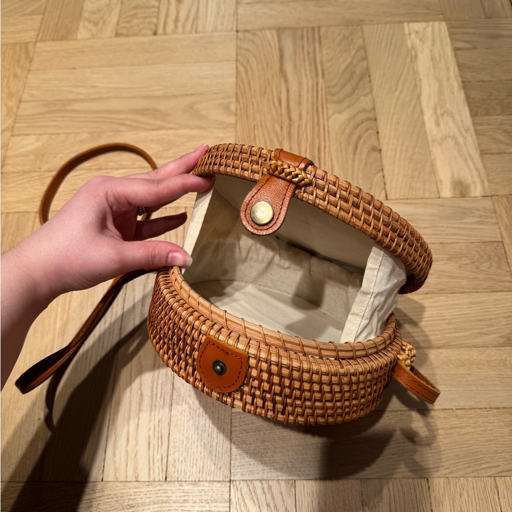 Tan Woven Bag